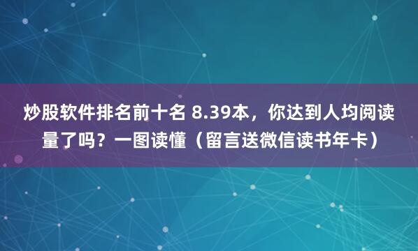 炒股软件排名前十名 8.39本，你达到人均阅读量了吗？一图读懂（留言送微信读书年卡）